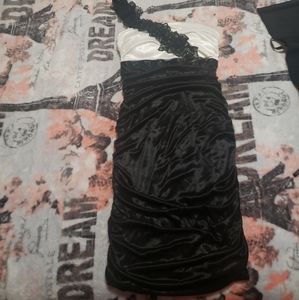 Black and white dress